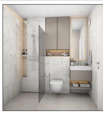 Foto - 2-Zimmer-Whg. 62 m² - Erstbezug nach Sanierung inkl. EBK, Balkon