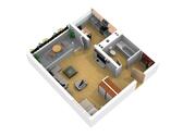 Foto - Möblierte 1 Zimmer Wohnung - 900,00 EUR Kaltmiete,
