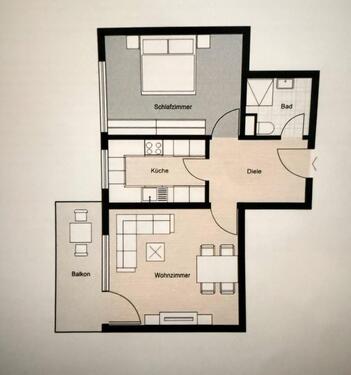Foto - Wohnen mit Charakter: 2-Zimmer-Wohnung in Neckartenzlingen