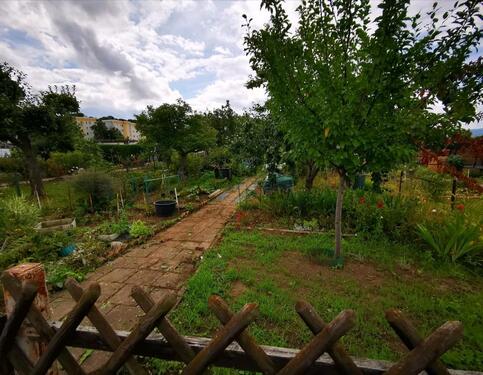 Foto - Schrebergarten, Kleingarten in der Gartensparte Rimbeck