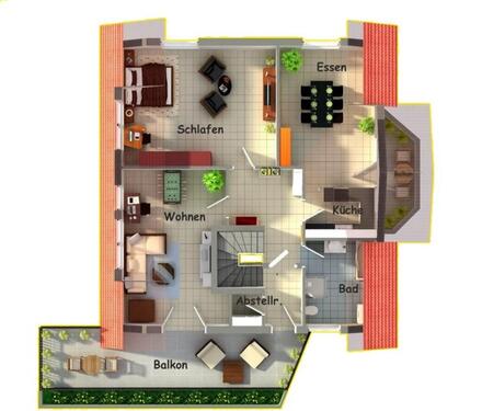 Foto - 3 Zimmer Etagenwohnung zur Miete in Empfingen