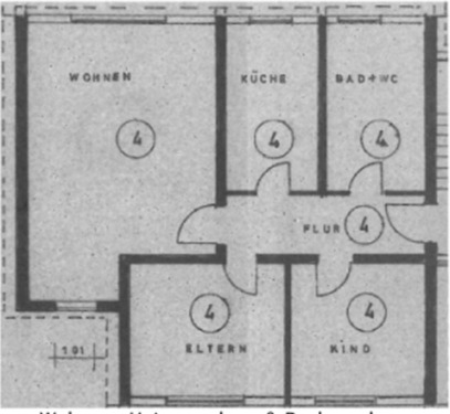 Foto - 3 Zimmer Etagenwohnung zur Miete in Mannheim