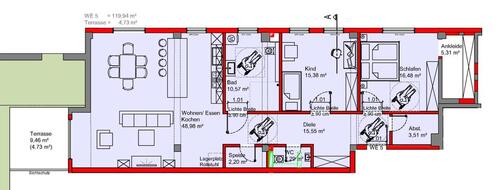 Foto - Traumhafte 3-Zimmer-Neubauwohnung mit Terrasse, Ankleide, EBK