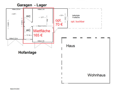 Foto - Lager Garage Stellfläche - 165,00&nbsp;EUR Miete,