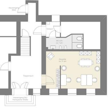 Foto - +++ Gewerbeeinheit in der Alten Lessingschule zu vermieten +++