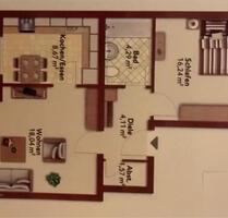 Wohnung zu vermieten 55 qm in Bayreuth