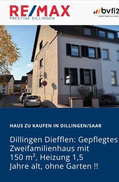 Foto - Haus in Diefflen - 180.000,00&nbsp;EUR Kaufpreis, ca.&nbsp; 150,00&nbsp;m&sup2;