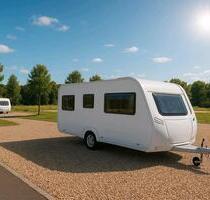 Stellplatz für Wohnwagen Aussenbereich Kiesfläche Allgäu - Wielenbach