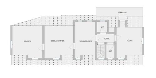 Foto - 3 Zimmer DG Wohnung mit Balkon - 900,00&nbsp;EUR Kaltmiete, ca.&nbsp; 61,00&nbsp;m&sup2;