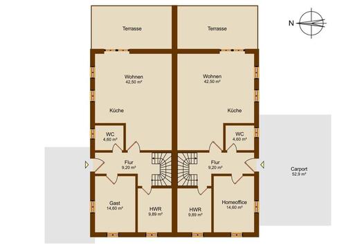 Foto - 5 Zimmer Doppelhaushälfte zur Miete in Ehra-Lessien