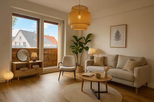 Foto - Charmante, frisch modernisierte 2-Zimmer-Wohnung mit großzügiger Terrasse