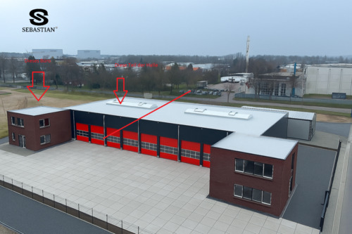 Foto - Moderne Gewerbeimmobilie Hallen- & Büroflächen Schüttorf -A30A31