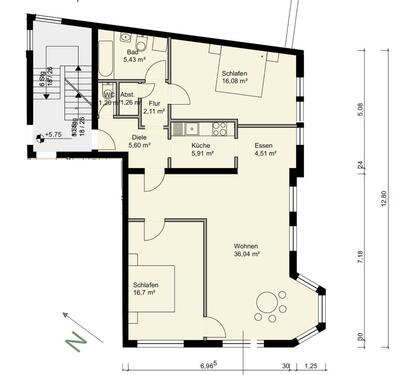 Foto - Attraktive, helle 3-Zimmer-Wohnung in zentraler Altstadtlage