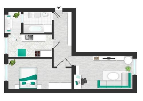 Foto - 2 Zimmer Etagenwohnung zur Miete in Dresden