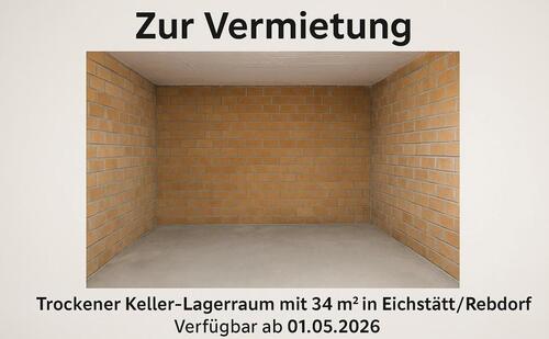 Foto - Keller Lagerraum 34qm in Eichstätt Rebdorf zu vermieten