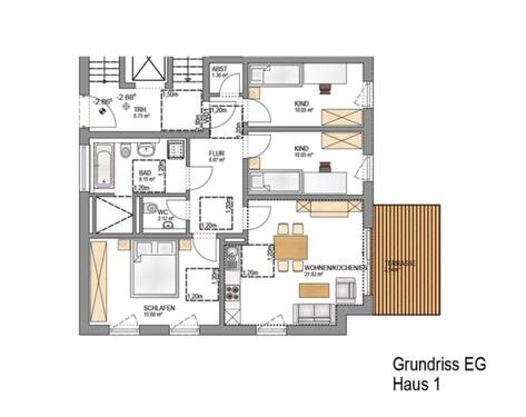 Foto - 4 Zimmer Etagenwohnung zur Miete in Deggendorf