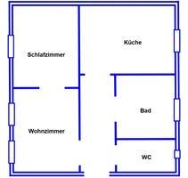 2-Zimmer-Wohnung in Bamberg zu vermieten (befristet)