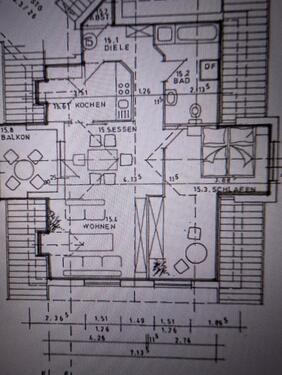 Foto - 2 Zimmer Dachgeschoßwohnung zur Miete in Lauterbach (Hessen)