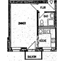 Charmante 1-Raumwohnung mit Balkon in Berlin-Lichtenberg