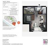 Voll möblierte 1-Zimmer Wohnung in Ulm Mitte