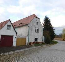Haus auf ruhigem Dorf mit großem Garten und Wiesen + Wald - Bad Bibra