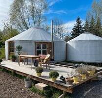 Strohballen-Jurten 7m + 4m Fußbodenheizung winterfest Öko NATUR - Leipzig Altwest