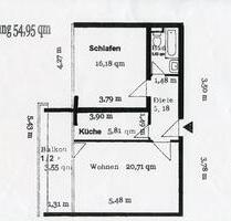 Zweizimmerwohnung mit Südbalkon in Oberföhring, 55 m² von privat - München Bogenhausen