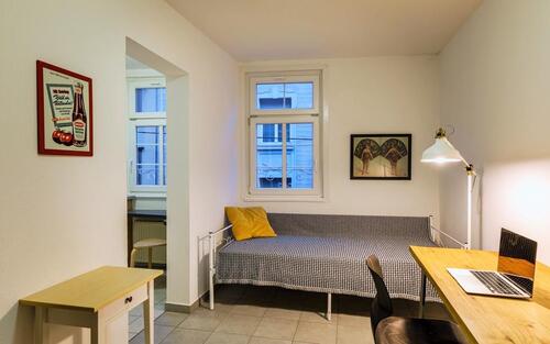 Foto - 1-Zimmerwohnung mit Internet, Küche, Essplatz, DuscheWc, Waschmaschine