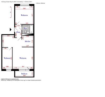 Foto - 3 Zimmer Erdgeschoßwohnung in Crimmitschau