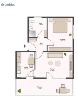 Foto - 2 Zimmer Dachgeschoßwohnung in Lohne (Oldenburg)
