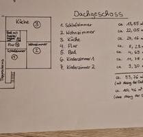 Helle und großzügige 4-Zimmer-Dachgeschosswohnung in Leinach