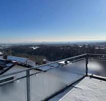 Penthousewohnung mit großem Balkon, Blick Frankfurt Skyline - Königstein im Taunus