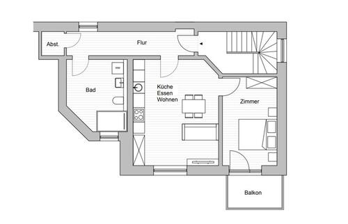 Foto - Etagenwohnung zur Miete in Gevelsberg