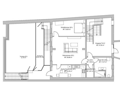 Foto - 2 Zimmer Erdgeschoßwohnung in Leinefelde-Worbis
