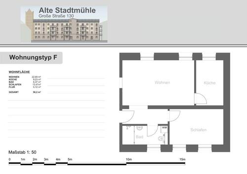 Foto - 2 Zimmer Etagenwohnung in Luckenwalde