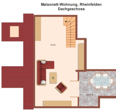 Foto - 4 Zimmer Maisonettenwohnung in Rheinfelden (Baden)