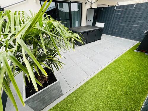 Foto - Neuwertige 3 Zimmer - Gartenwohnung (BJ 2021) mit großer Terrasse