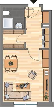 Foto - 1 Zimmer Erdgeschoßwohnung in Wilhelmshaven