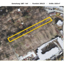 Grundstück in ehemaliger Gartenkolonie mit Hütte - Hof Neuhof