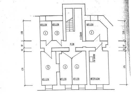 Foto - KellerraumLagerraum Neckarstadt West inkl. ToiletteWaschbecken