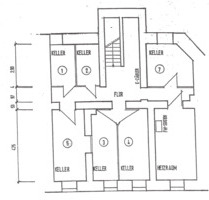 KellerraumLagerraum Neckarstadt West inkl. ToiletteWaschbecken - Mannheim Almenhof
