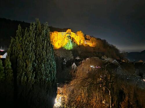 Foto - flexibles Wohnhaus mit Burgblick
