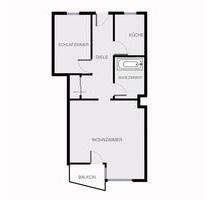 Eigentumswohnung 2 Zimmer Diedrichsdorf Balkon+ Badewanne+Kellle+ - Kiel Neumühlen-Dietrichsdorf