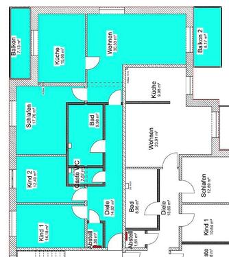 Foto - 4 Zimmer Etagenwohnung in Radeburg