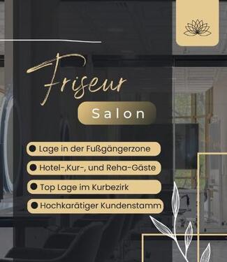 Foto - Friseursalon in der Fußgängerzone von Bad Wildungen