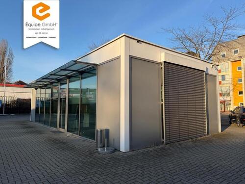 Foto - Attraktiver ebenerdiger Vertriebs- und Büropavillon mit großer Freifläche in bester Lage!