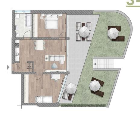 Foto - Exklusive 3-Zimmer-Neubauwohnung mit eigenem Garten