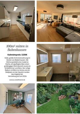 Foto - Mietwohnung - 1.150,00&nbsp;EUR Kaltmiete, ca.&nbsp; 100,00&nbsp;m&sup2;