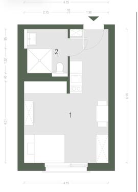 Foto - Etagenwohnung in Berlin zur Miete