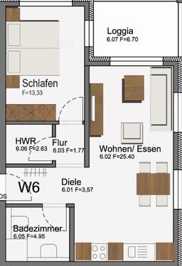 Foto - Schöne Mietwohnung direkt in Saarlouis mit Küche & Tiefga.Stellpl